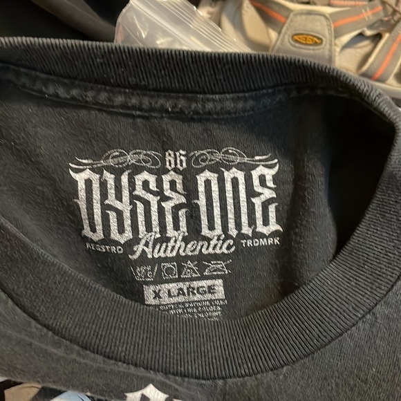 Dyse One Texas Bandana Print Graphic Tee Black Rare Size X-Large EUC - Picture 7 of 7